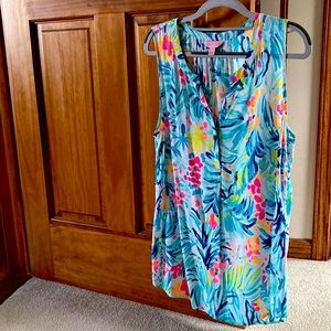 Lilly Pulitzer Tropical themed tunic M